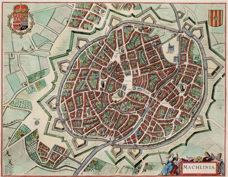 Mechelen 1649 Blaeu